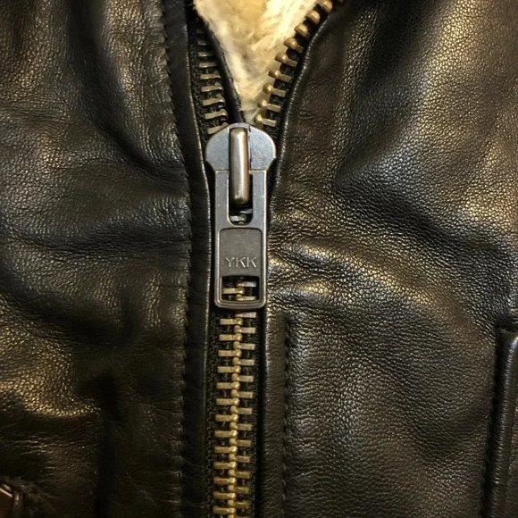 Master Supply Co Genuine Leather Unisex Jacket Sz S - Picture 11 of 16